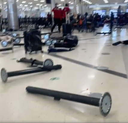 Accidental gun discharge at Atlanta airport causes chaos, panic