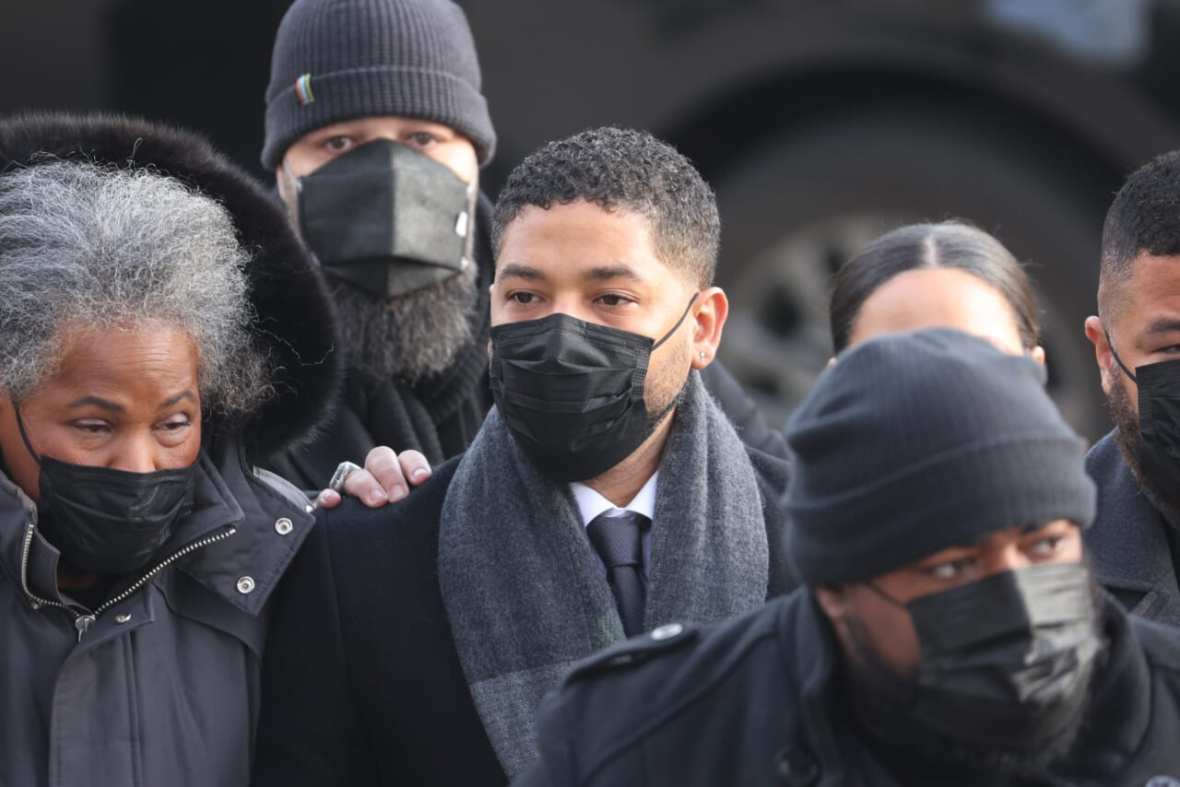 Actor Jussie Smollett Continues His Testimony In Hate Crime Trial In Chicago