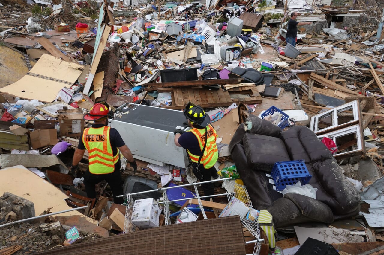 Swath Of Tornadoes Tear Through Midwest