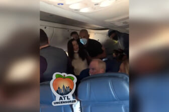‘Airplane Karen’ taken into custody after attack on Delta flight