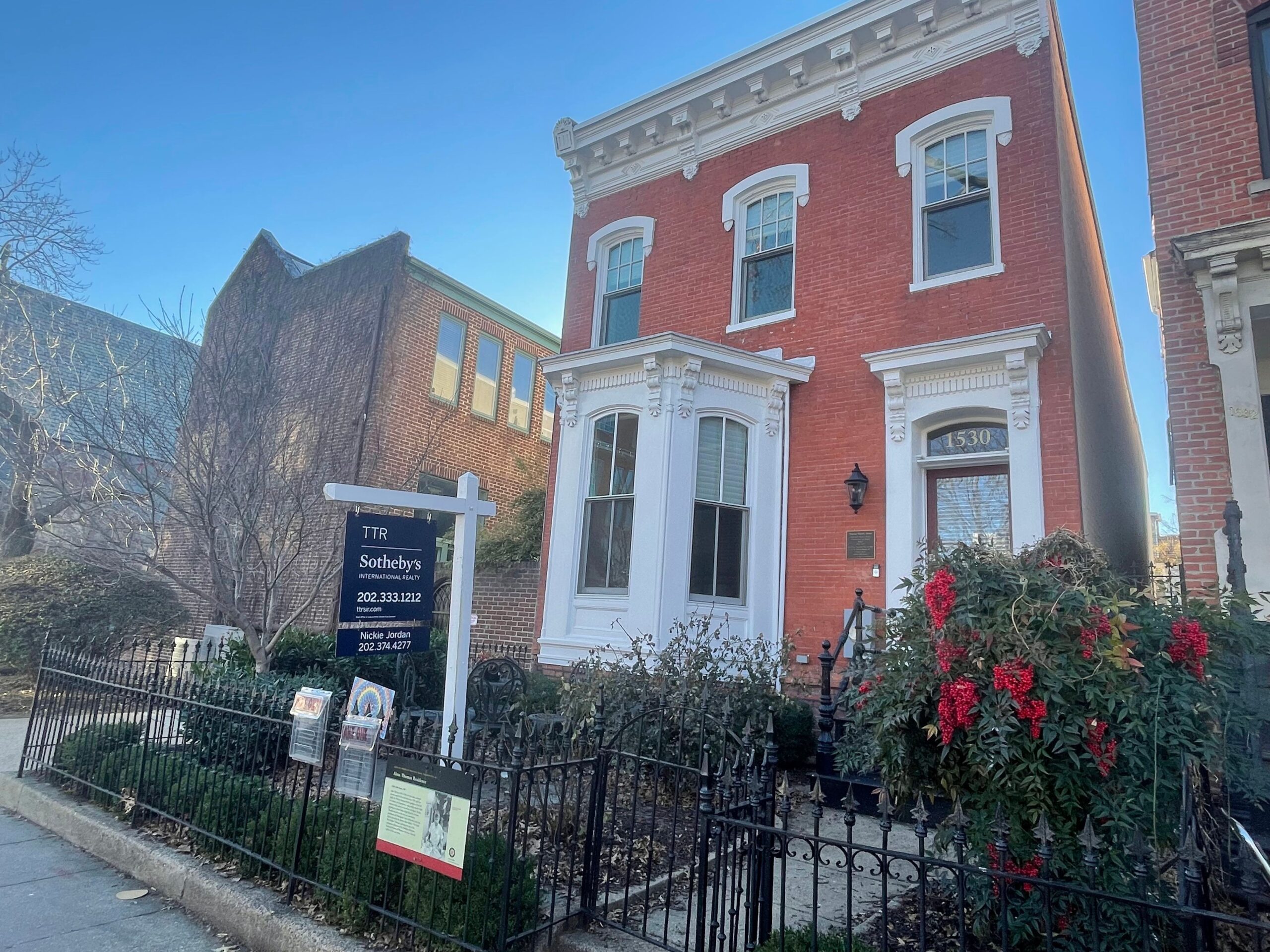Alma Thomas House lists for 2.3M, a sign of gentrifying Washington, DC