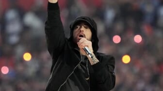 Eminem takes knee during Super Bowl halftime show despite reported NFL objection 