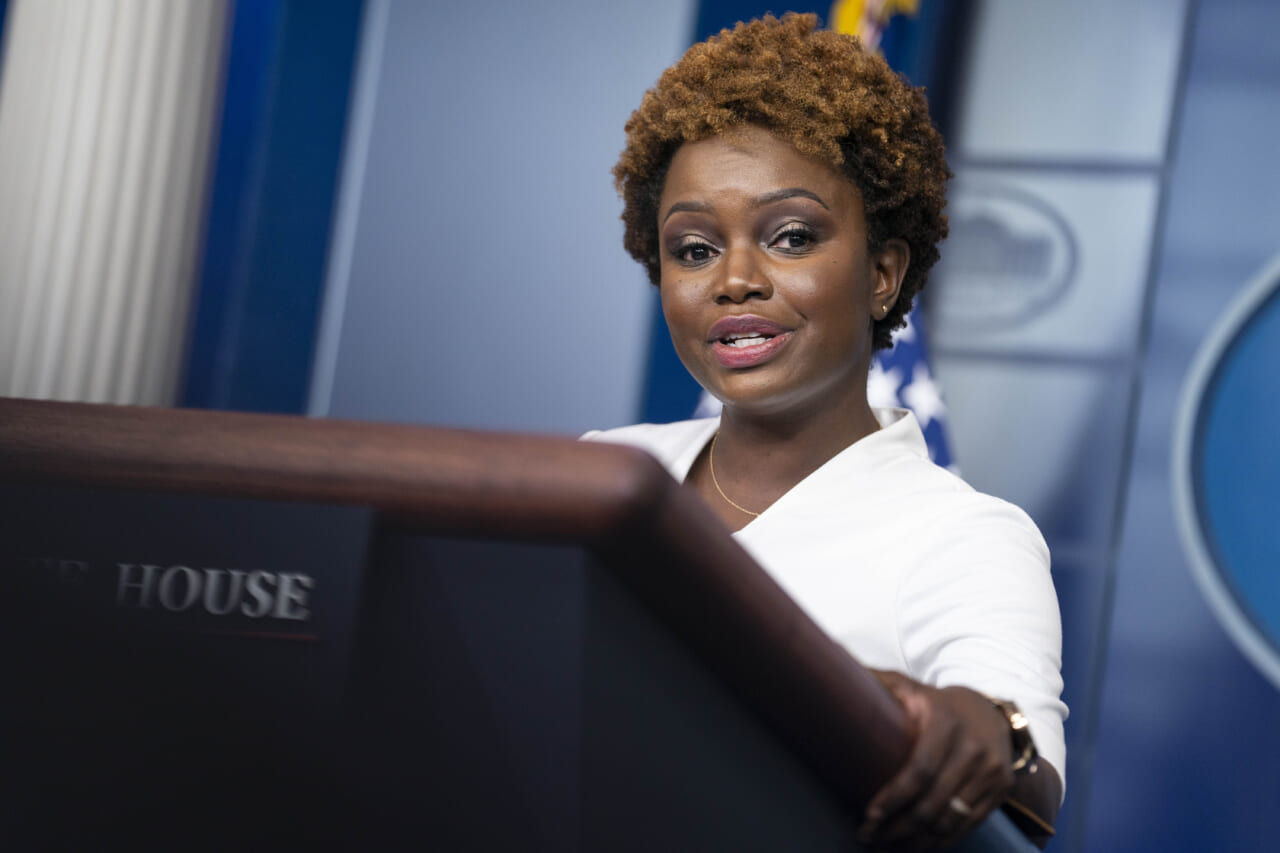 Karine Jean-Pierre's Unlikely Rise to the White House Lectern