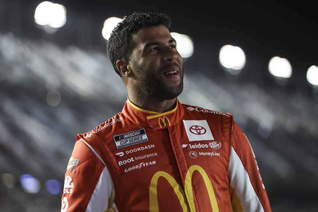 Bubba Wallace talks ‘sticky situation’ of wearing BLM shirt at NASCAR race