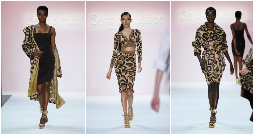 Sergio Hudson’s statement for Spring/Summer 2022? Animal print is a neutral