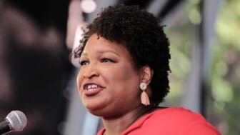 A maskless Stacey Abrams gets GOP fired up 