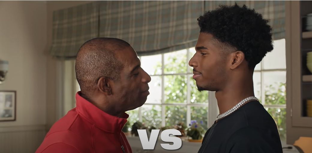 Deion Sanders and son Shedeur star in Oikos Super Bowl ad - TheGrio