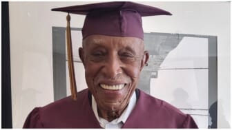 101-year-old man receives high school diploma from historic Harper’s Ferry school