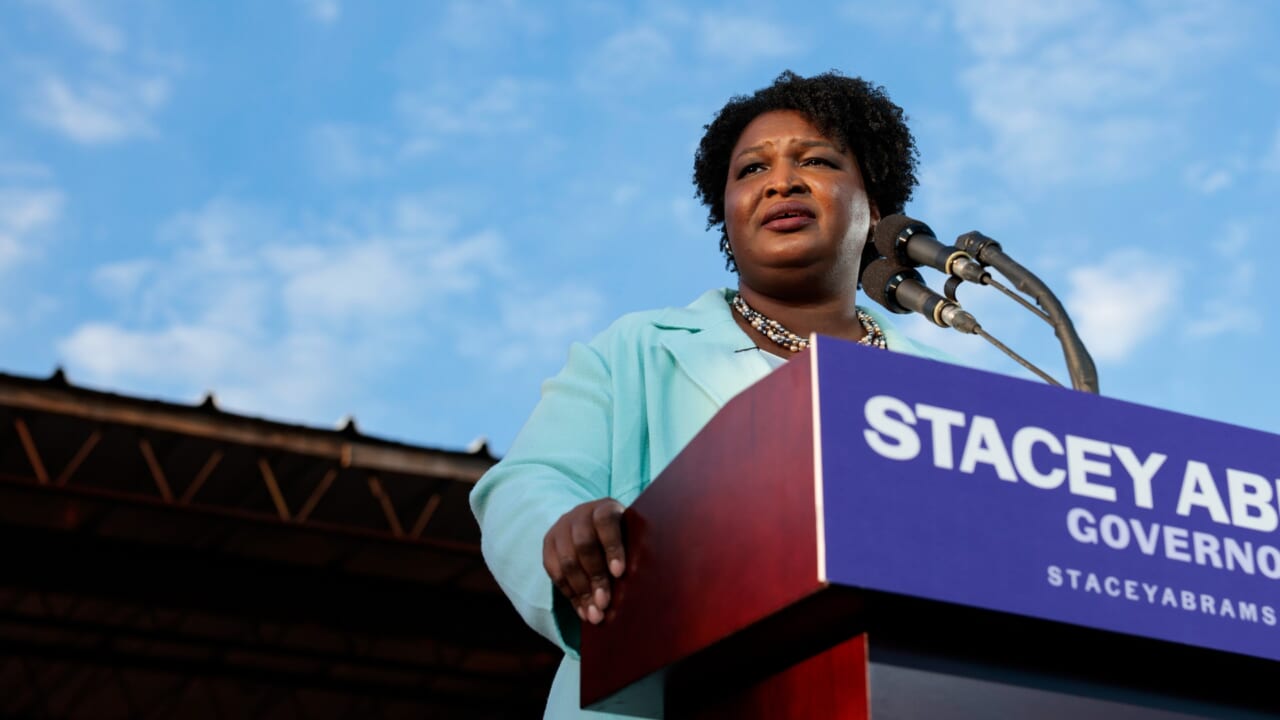 Georgia gubernatorial Democratic candidate Stacey Abrams