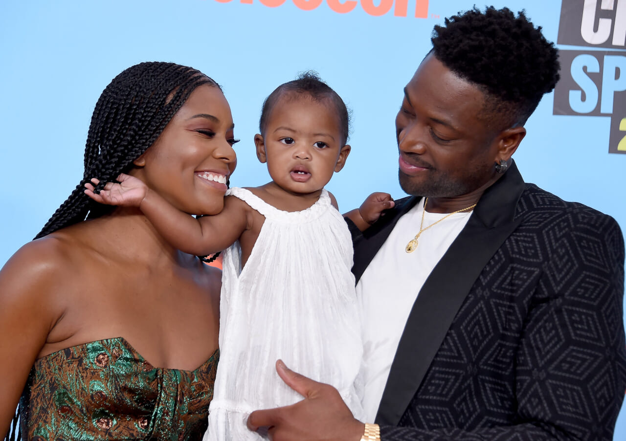 Gabrielle Union, Kaavia James Union Wade, and Dwyane Wade theGrio.com