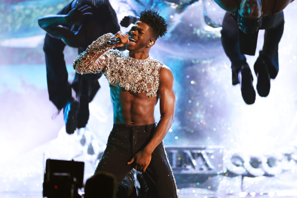 Lil Nas X performs onstage during the 64th Annual GRAMMY Awards theGrio.com