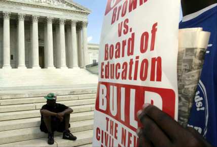 Protesters March On Washington To Mark 50 Year Anniversary of Brown vs. Board Of Ed