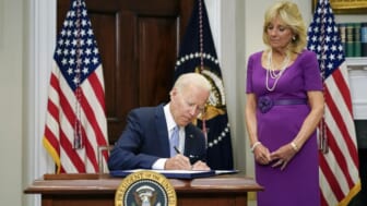 Biden signs landmark gun measure, says ‘lives will be saved’￼