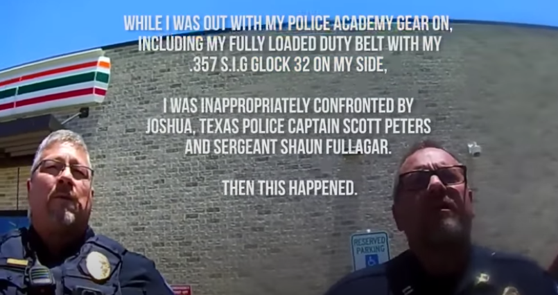 Black recent police academy grad says Texas officers racially profiled him,