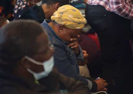 East London, South Africa prayer service mourners, theGrio.com