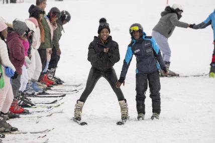Tiny African kingdom has skiing as Europe sweats summer heat￼