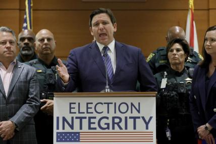 DeSantis’ controversial election police unit charges 20 people with voter fraud