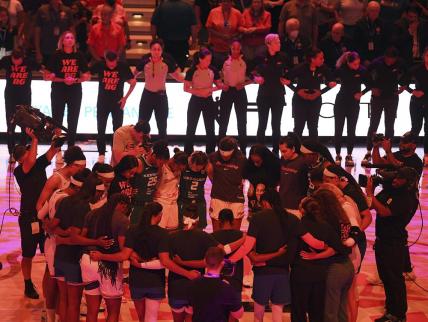 Brittney Griner recognized with WNBA moment of silence￼