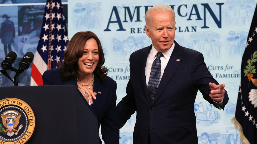 Vice President Kamala Harris and President Joe Biden