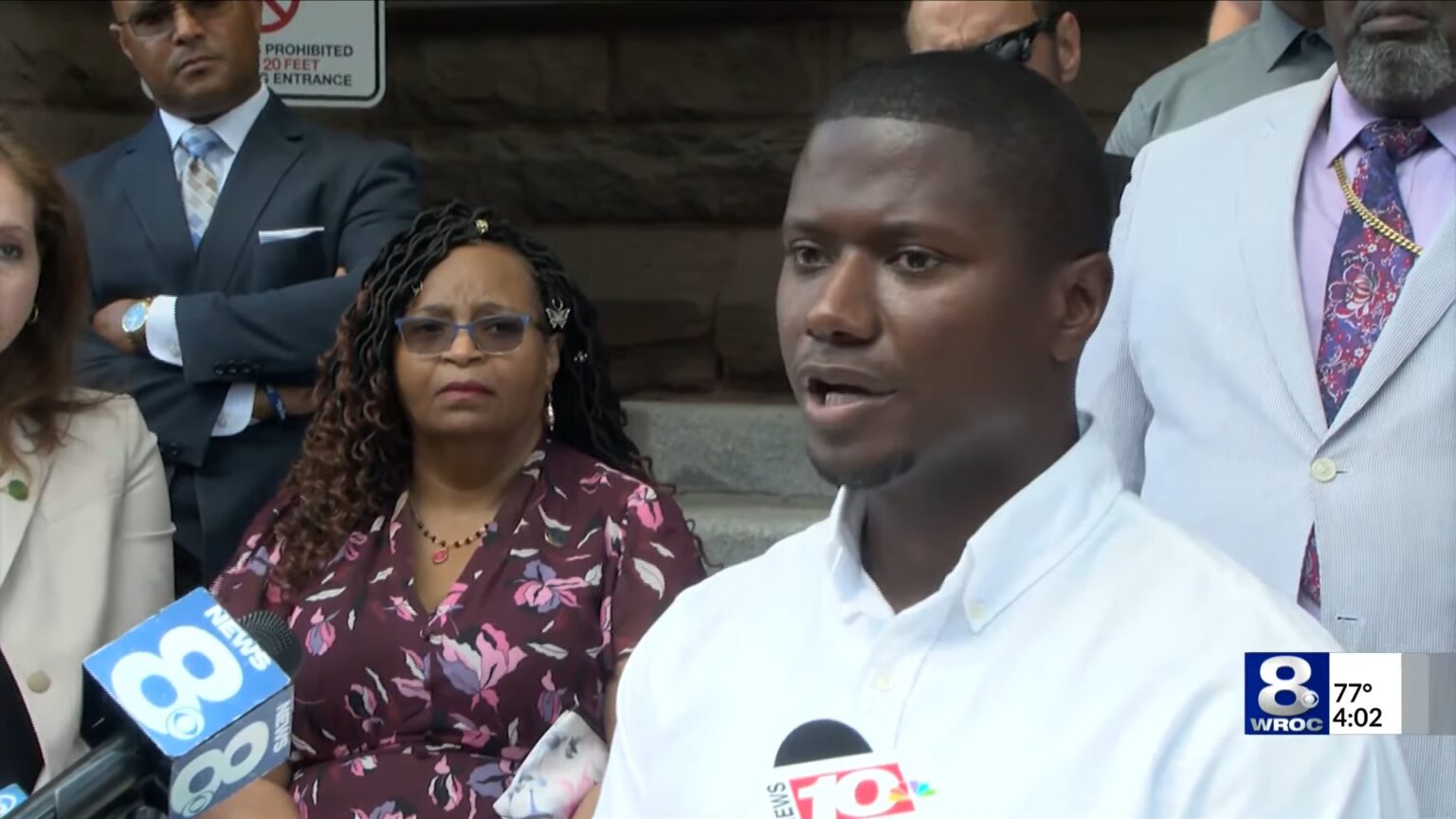 Hostess who held party with Trump cutout, KFC buckets