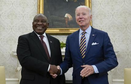 Biden calls South Africa a vital voice despite Russia stance