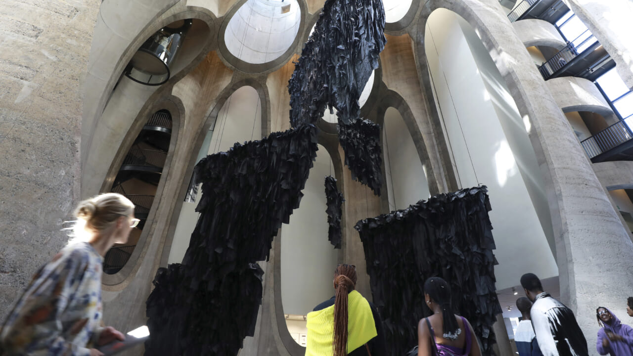 Suspended sculpture transforms Cape Town museum’s atrium