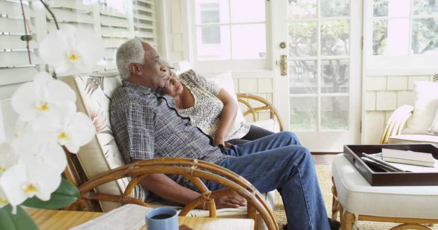 Elderly couple, alzheimers, dementia