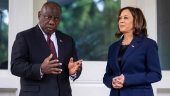 Vice President Harris hosts South African president, plays key role in US-Africa strategy