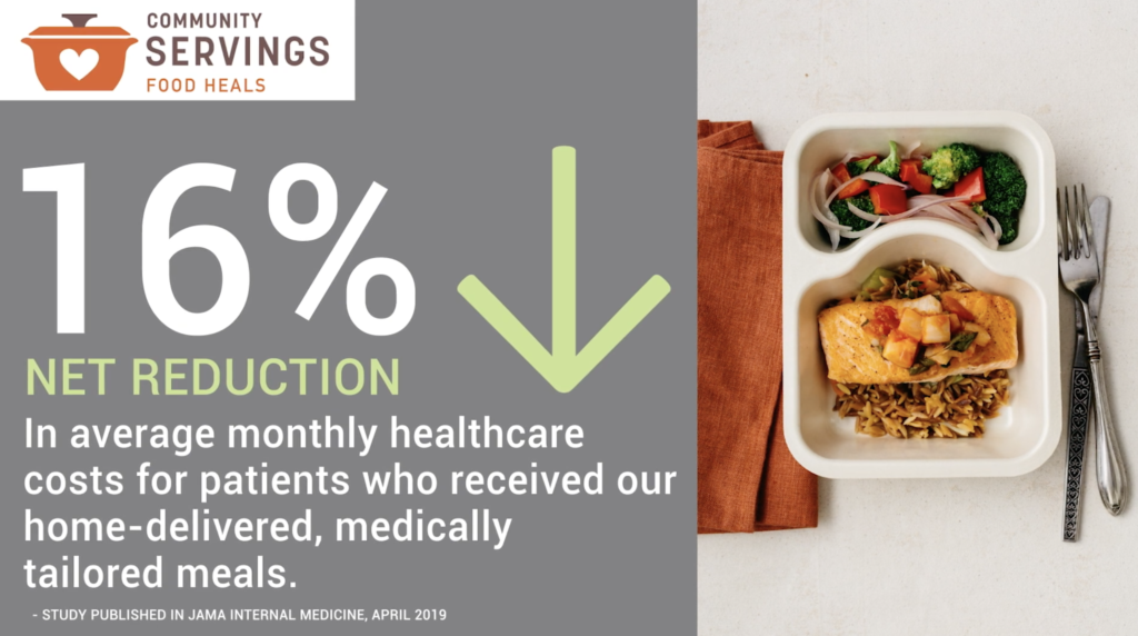 Community Servings - medically tailored meals