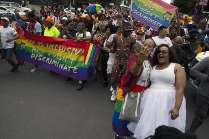 Thousands march in South Africa’s 1st Pride since COVID-19