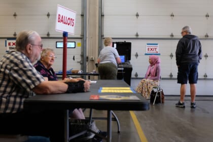 Poll workers train for conflict: ‘A little nervous? I am.’