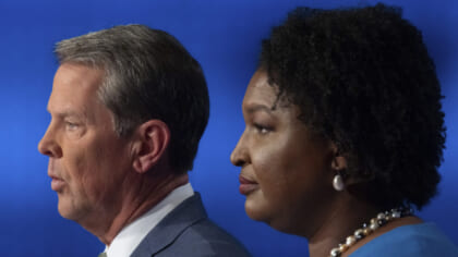 Kemp, Abrams argue abortion, voting in Ga. governor debate 