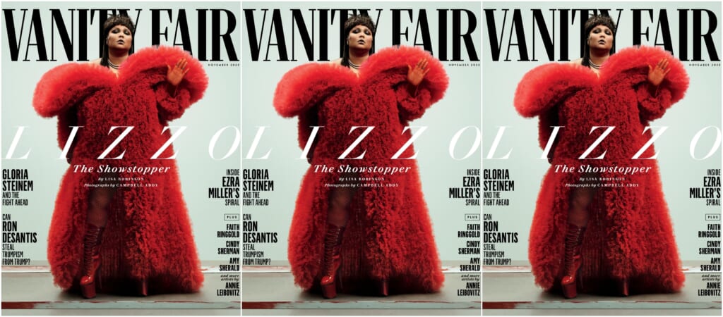 Vanity Fair “Lizzo The Showstopper” Article November