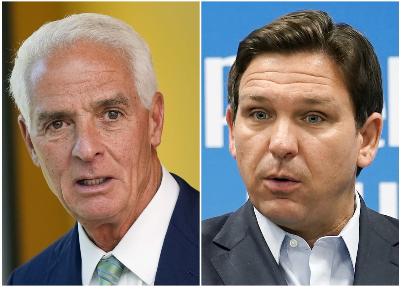 Florida U.S. Rep. Charlie Crist and Florida Gov. Ron DeSantis, theGrio.com