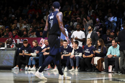 Fans in ‘Fight Antisemitism’ shirts courtside at Nets game 
