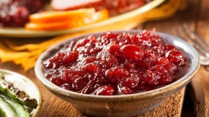Cranberry sauce theGrio.com