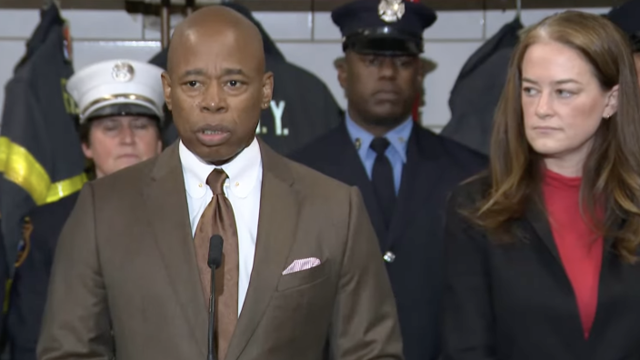 NYC Mayor Eric Adams, Commissioner Laura Kavanagh FDNY