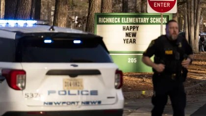 Police: 6-year-old shoots teacher in Virginia classroom