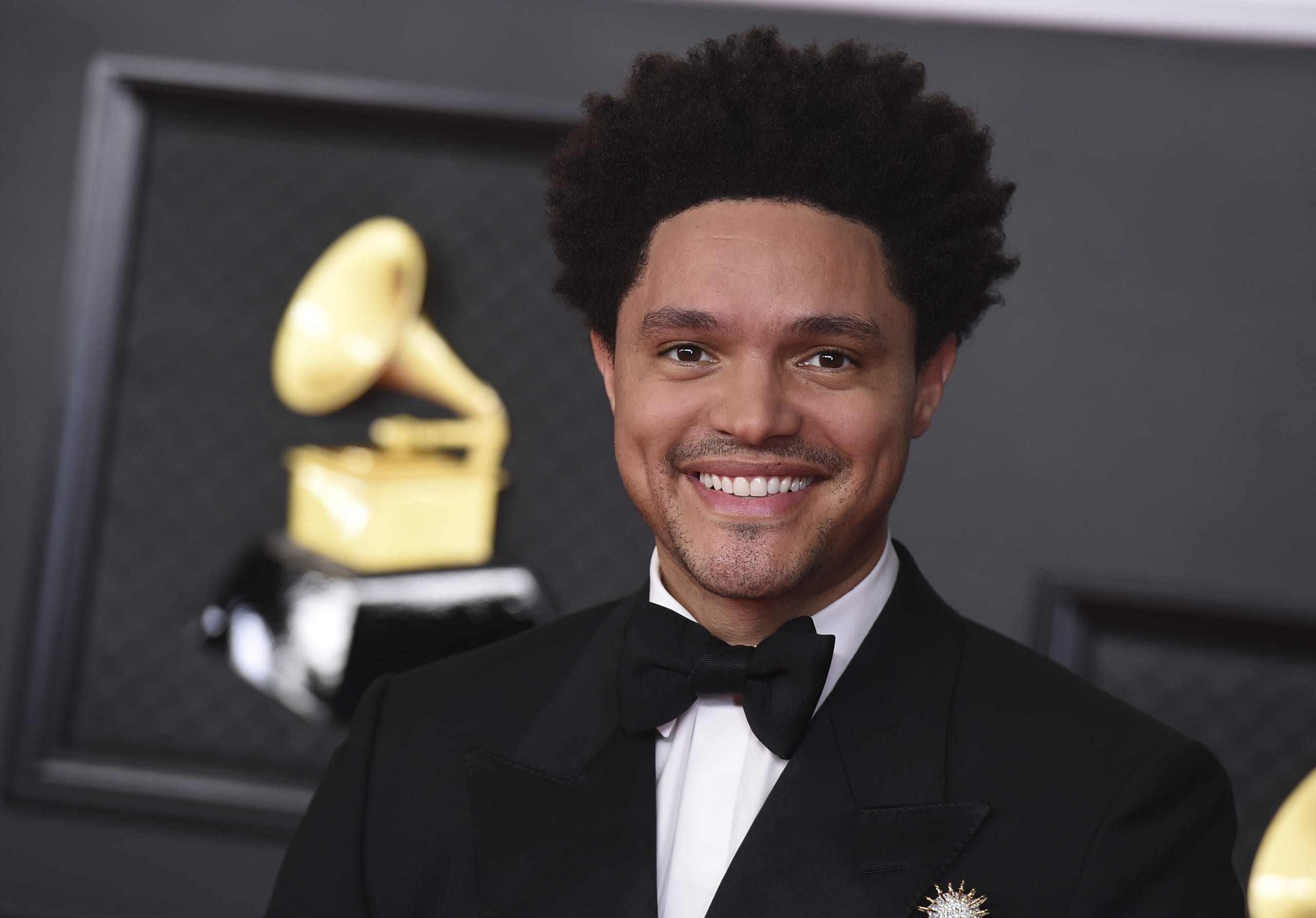 Trevor Noah returns as Grammy host with comfort, nervousness