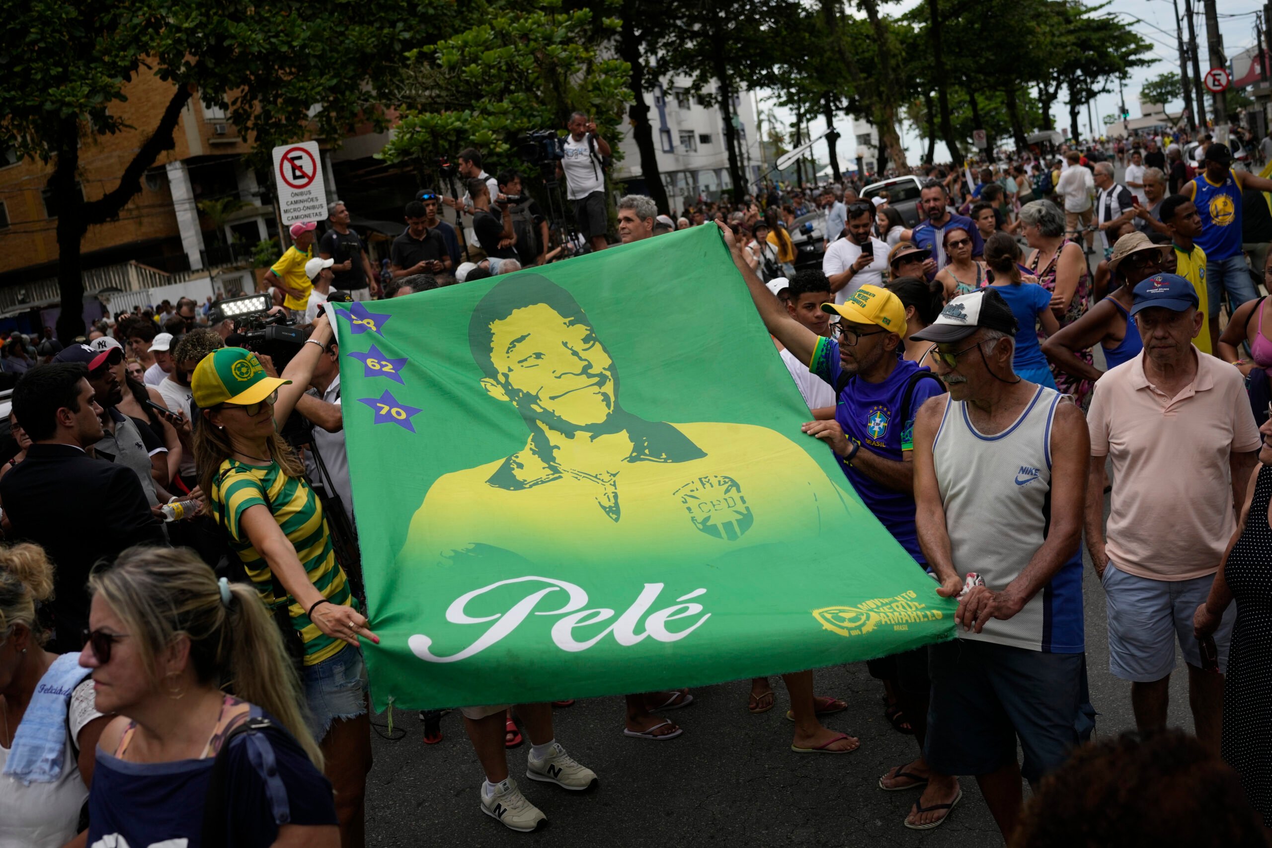 Pelé buried at cemetery in Brazilian city he made famous