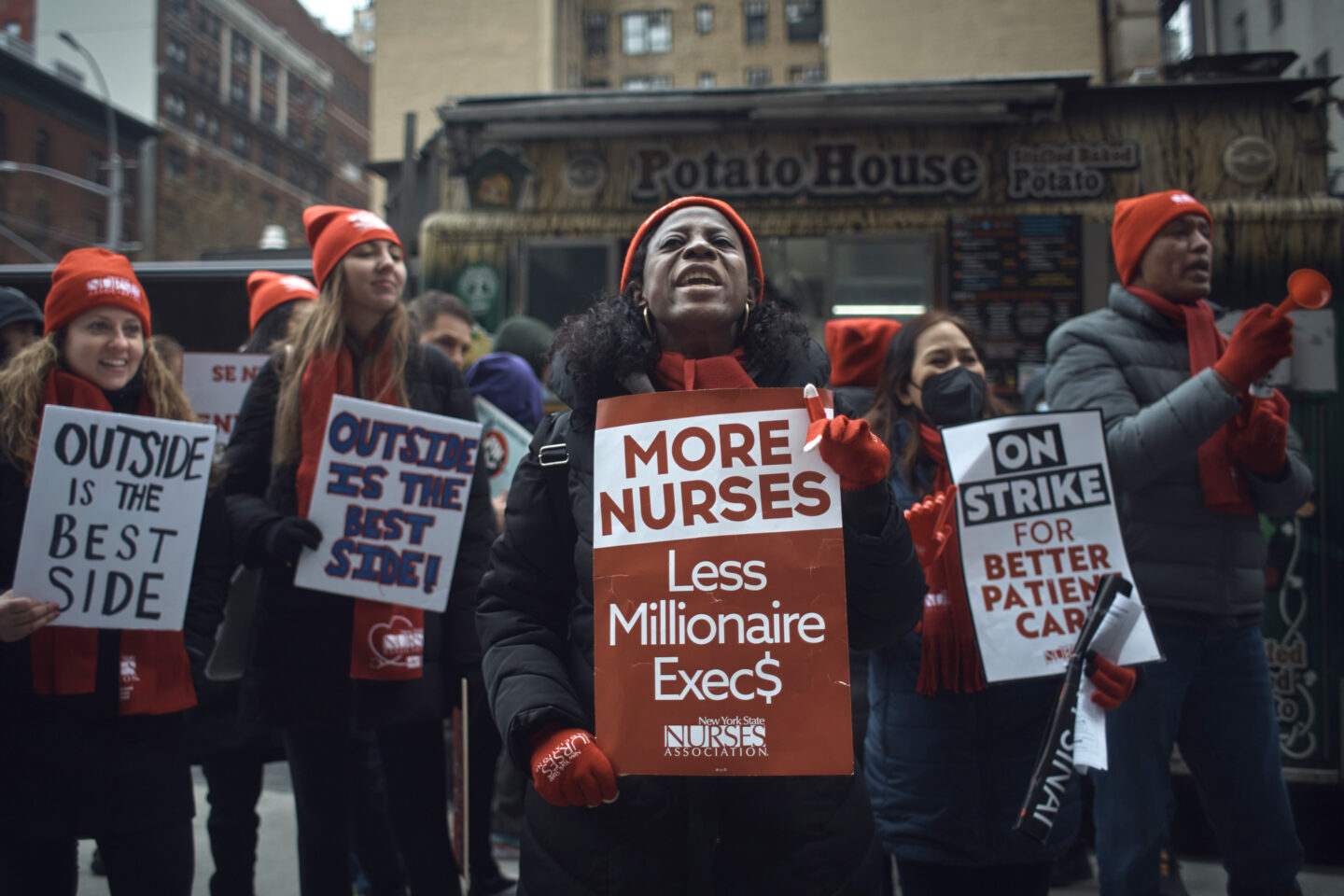 NYC nurses strike