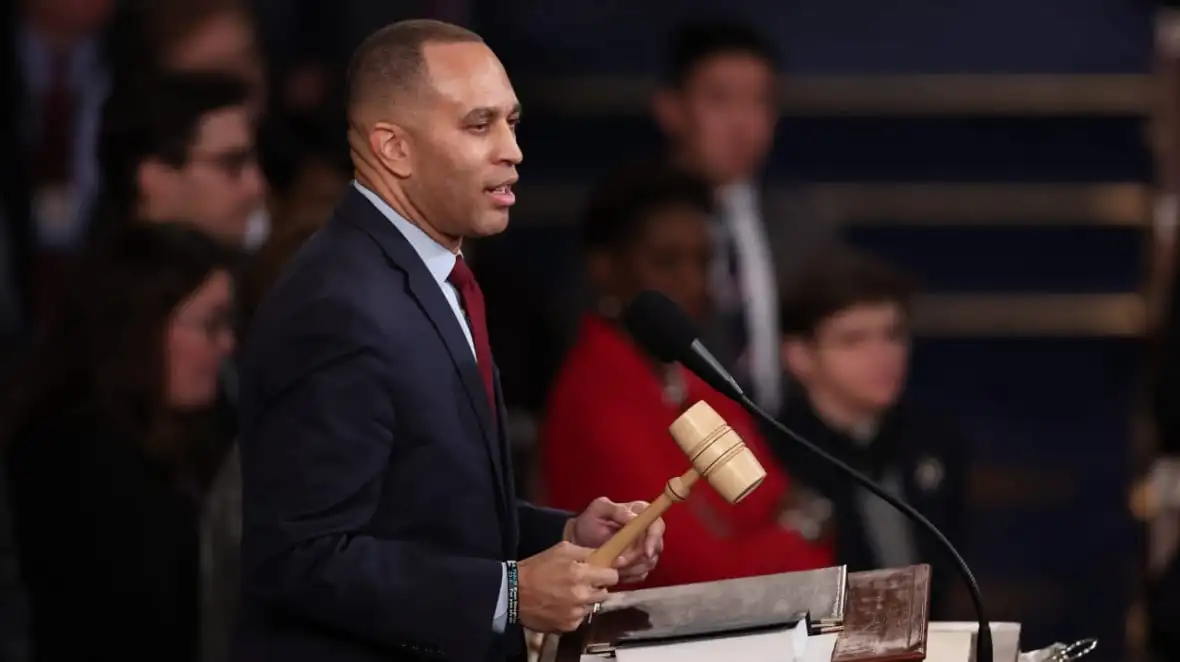 Hakeem Jeffries commences historic role as House minority leader with