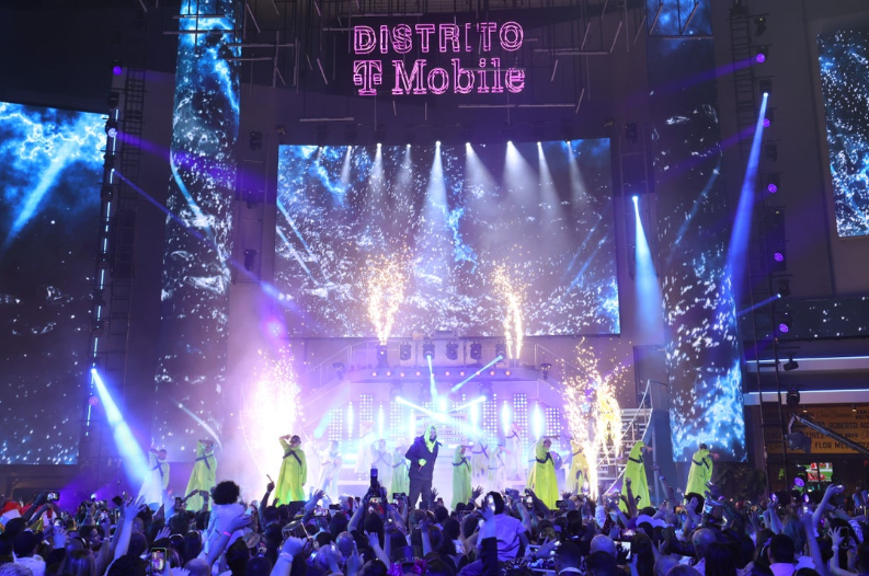 Puerto Rican native Farruko performs on Dick Clark’s New Year’s Rockin’ Eve with Ryan Seacrest 2023 during the show’s second-ever Spanish countdown from DISTRITO T-Mobile in San Juan, Puerto Rico. 