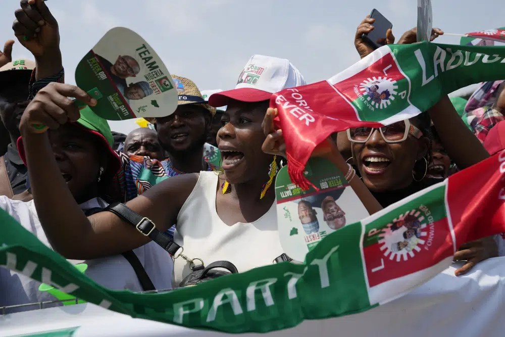 Nigeria’s presidential frontrunners in final push for votes