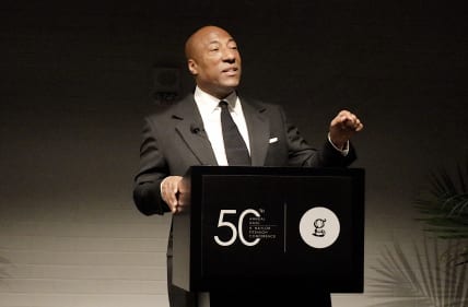 Byron Allen addresses antisemitism, the need for unity in speech at Harvard Business School