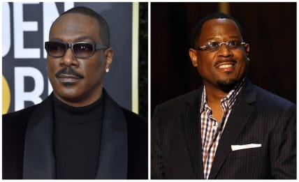 Eddie Murphy, Martin Lawrence play-fight about who pays for wedding if their children marry