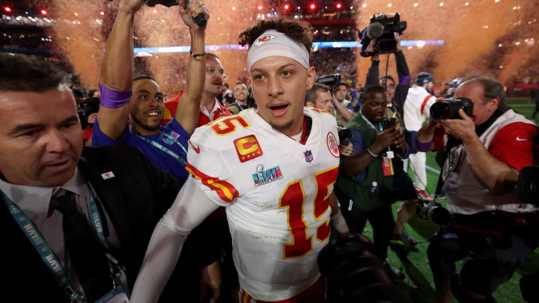 Patrick Mahomes of the Kansas City Chiefs