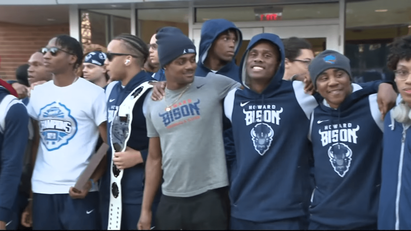 Howard University men's swim team