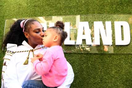 Serena Williams video shares how and when she told Olympia she’d be a big sister