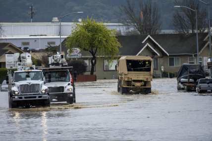Storm breaches California river’s levee, thousands evacuate